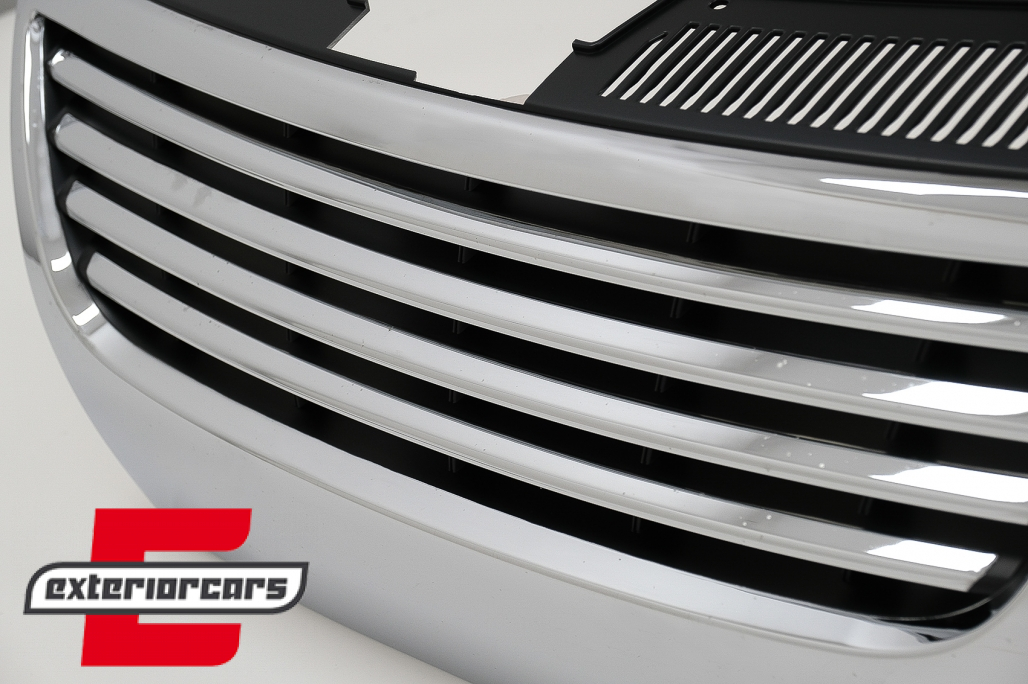 Prednja maska bez znaka (chrome/crna) / VW Passat B6 3C (2005-2010) - Slika 4