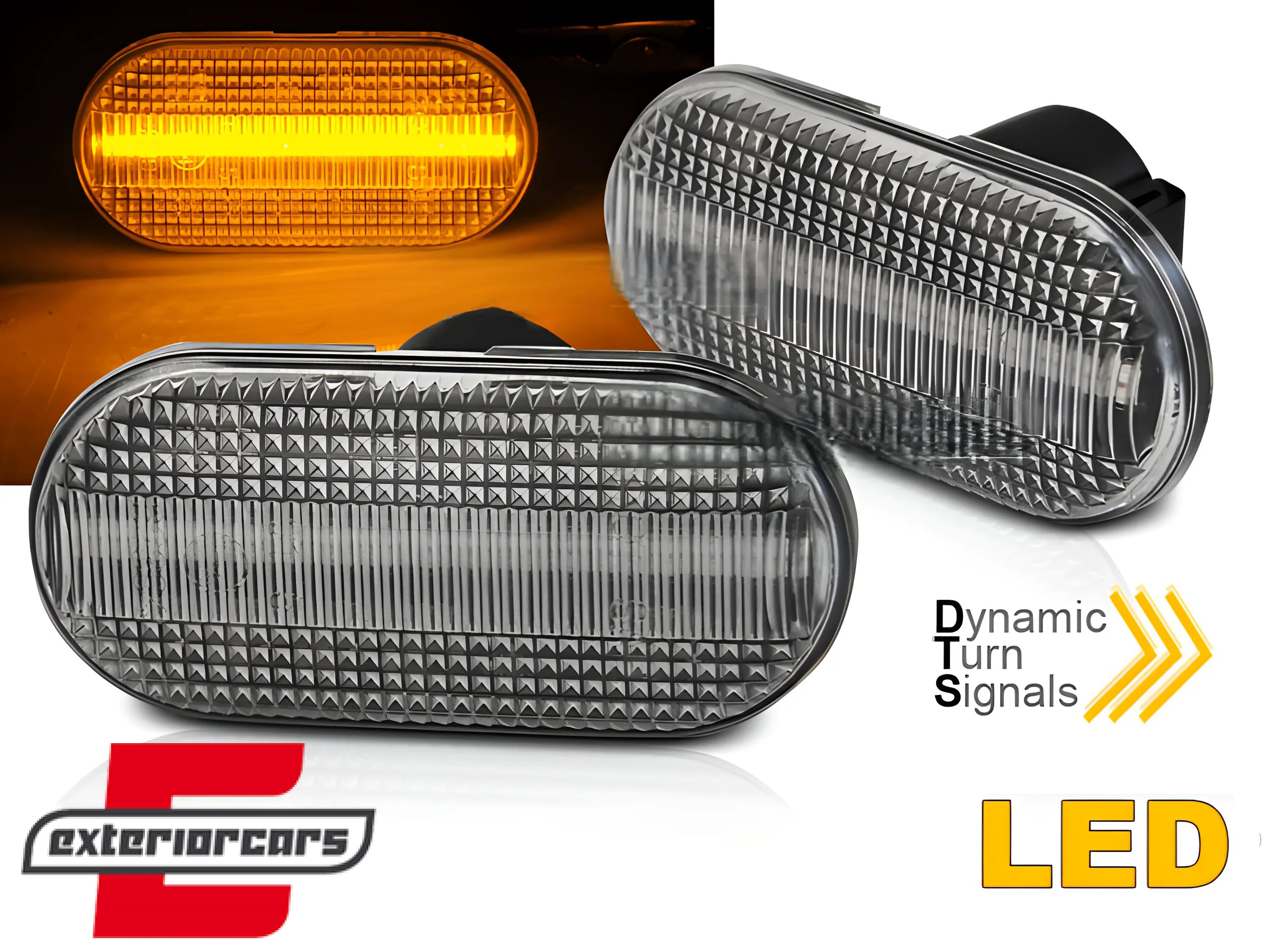 Bočni žmigavci LED SEQ (bijela) / Smart ForTwo Nissan Opel Dacia Renault
