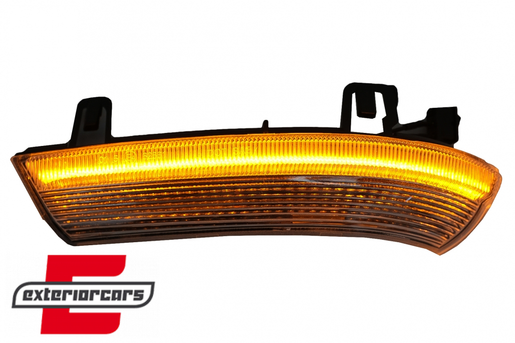 Žmigavci u retrovizoru LED SEQ (bijela) / VW Golf 5 6 Plus Jetta Passat Sharan Škoda Superb (2002-2008) Seat Alhambra (2009-2010) - Slika 3