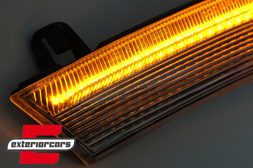 Žmigavci u retrovizoru LED SEQ (bijela) / VW Golf 5 6 Plus Jetta Passat Sharan Škoda Superb (2002-2008) Seat Alhambra (2009-2010) - Slika 4