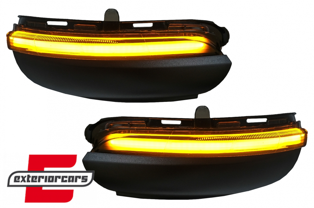 Žmigavci u retrovizoru LED SEQ (smoke) / VW Golf 6 (2008-2013) Touran (2010-2015) - Slika 2