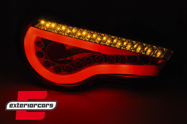 Full LED stražnja svjetla LightBar SEQ žmigavci (crna) / Toyota GT86 (2012-2016) - Slika 4