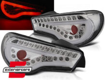 Full LED stražnja svjetla LightBar SEQ žmigavci (chrome) / Toyota GT86 (2012-2016)