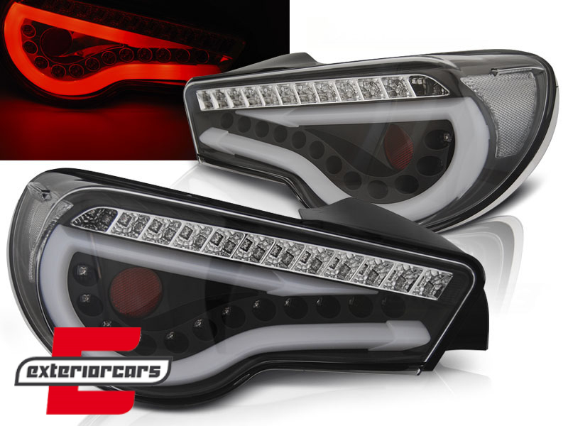 Full LED stražnja svjetla LightBar SEQ žmigavci (crna) / Toyota GT86 (2012-2016)