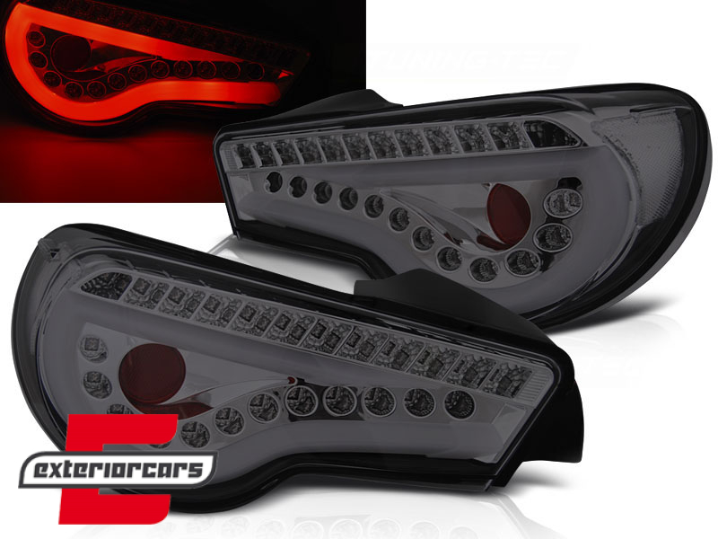 Full LED stražnja svjetla LightBar SEQ žmigavci (smoke) / Toyota GT86 (2012-2016)