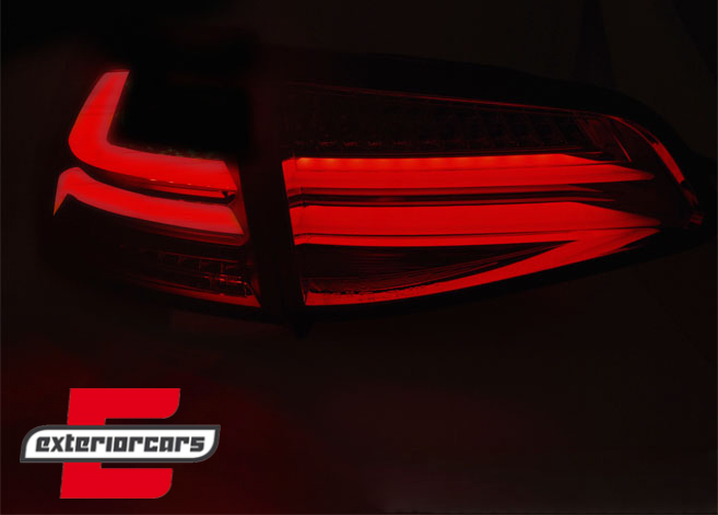 Full LED stražnja svjetla LedBar (smoke) / VW Golf 7 VII (2013-2017) - Slika 2