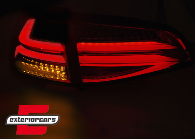 Full LED stražnja svjetla LedBar (smoke) / VW Golf 7 VII (2013-2017) - Slika 3