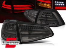 Full LED stražnja svjetla LedBar (smoke) / VW Golf 7 VII (2013-2017)