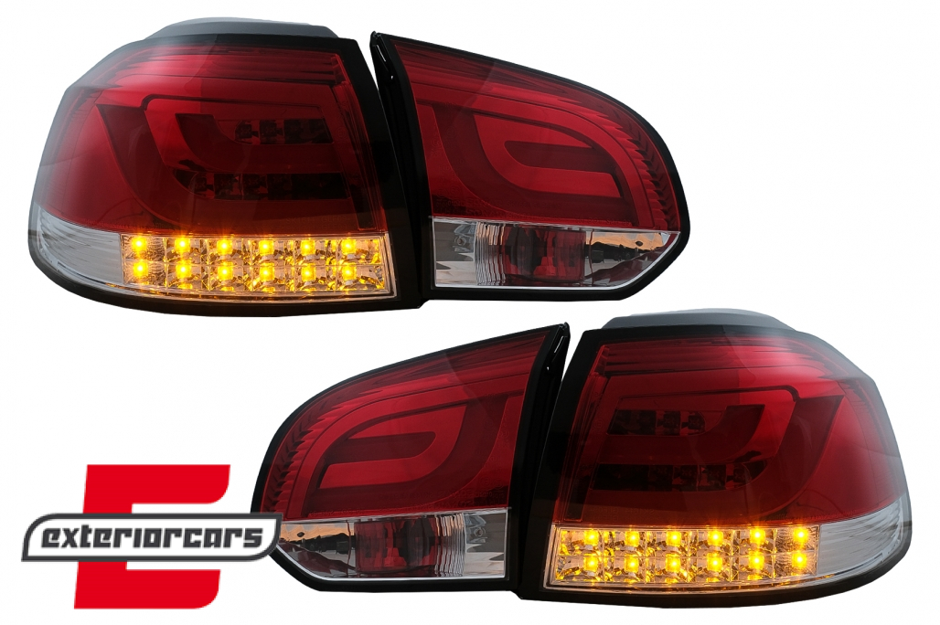 LED stražnja svjetla LedBar LED žmigavci (crvena/kristal) / Volkswagen Golf VI (2008-2013) - Slika 11