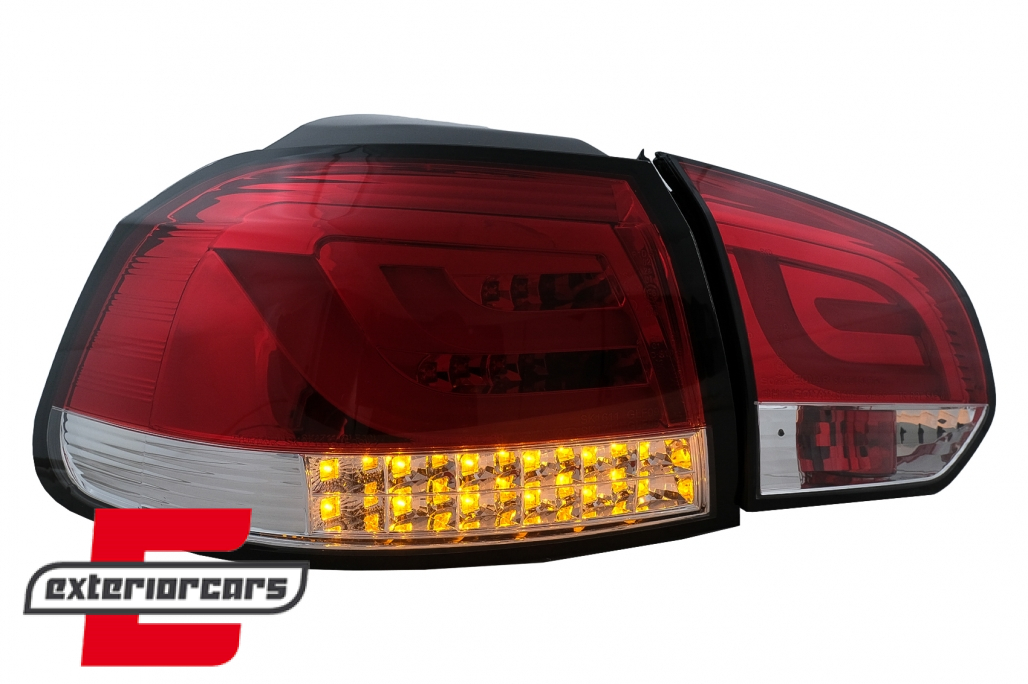 LED stražnja svjetla LedBar LED žmigavci (crvena/kristal) / Volkswagen Golf VI (2008-2013) - Slika 12