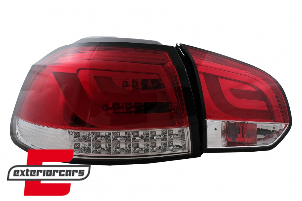 LED stražnja svjetla LedBar LED žmigavci (crvena/kristal) / Volkswagen Golf VI (2008-2013) - Slika 4