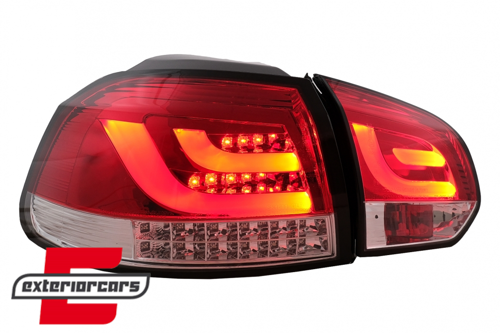 LED stražnja svjetla LedBar LED žmigavci (crvena/kristal) / Volkswagen Golf VI (2008-2013) - Slika 7