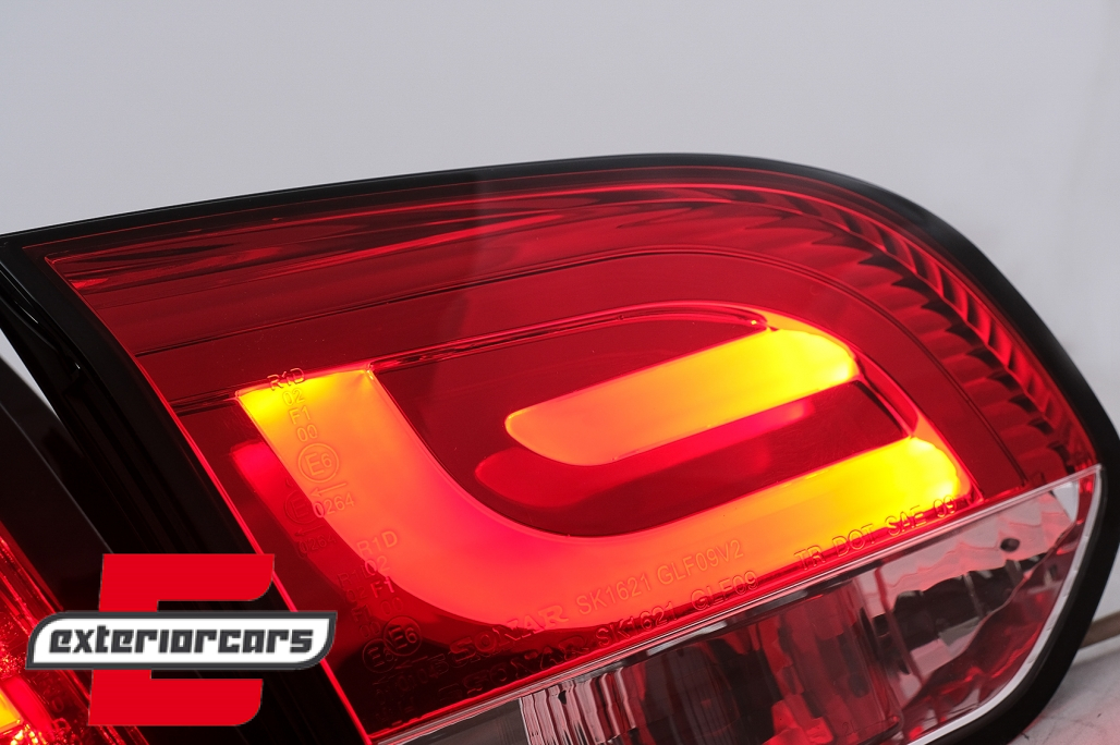 LED stražnja svjetla LedBar LED žmigavci (crvena/kristal) / Volkswagen Golf VI (2008-2013) - Slika 9