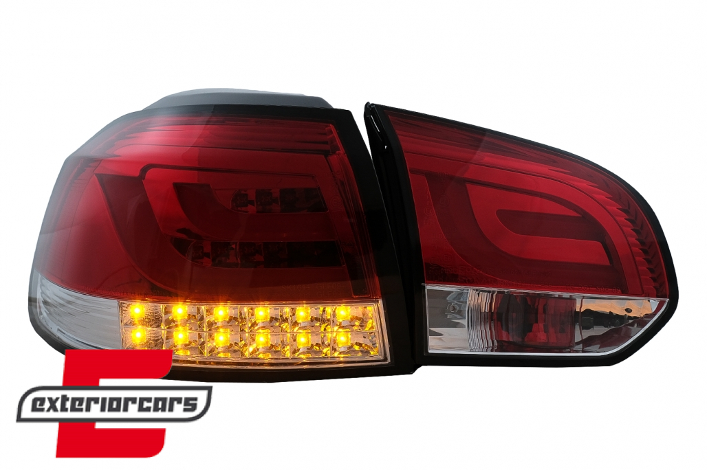LED stražnja svjetla LedBar LED žmigavci (crvena/kristal) / Volkswagen Golf VI (2008-2013) - Slika 10