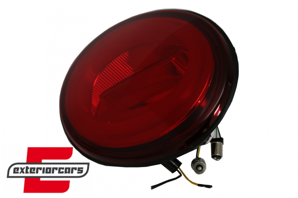 Full LED stražnja svjetla SEQ žmigavci (crvena/kristal) / Volkswagen New Beetle (10.1998-05.2005) - Slika 3