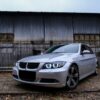 Prednja svjetla 3D LED Angel Eyes U-dizajn (crna) / BMW serije 3 E90 limuzina E91 karavan (03.2005-08.2008) - Slika 30