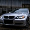 Prednja svjetla 3D LED Angel Eyes U-dizajn (crna) / BMW serije 3 E90 limuzina E91 karavan (03.2005-08.2008) - Slika 33