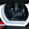 Prednja svjetla 3D LED Angel Eyes U-dizajn (crna) / BMW serije 3 E90 limuzina E91 karavan (03.2005-08.2008) - Slika 7