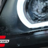 Prednja svjetla 3D LED Angel Eyes U-dizajn (crna) / BMW serije 3 E90 limuzina E91 karavan (03.2005-08.2008) - Slika 10