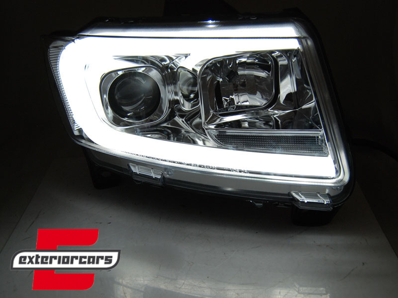 Prednja svjetla LED SEQ žmigavci (chrome) / JEEP Grand Cherokee WK2 (2011-2013) - Slika 3