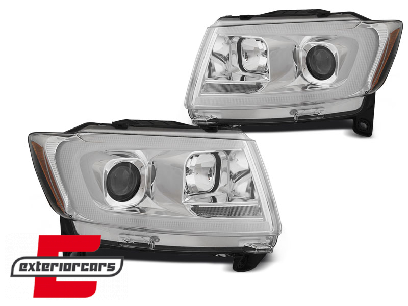 Prednja svjetla LED SEQ žmigavci (chrome) / JEEP Grand Cherokee WK2 (2011-2013) - Slika 2