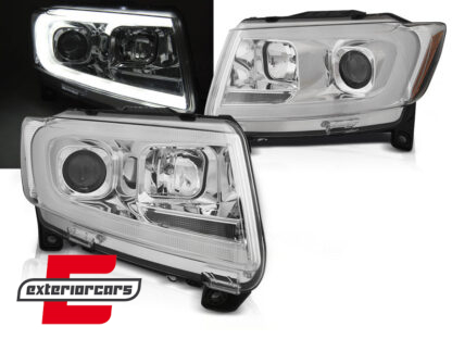 Prednja svjetla LED SEQ žmigavci (chrome) / JEEP Grand Cherokee WK2 (2011-2013)