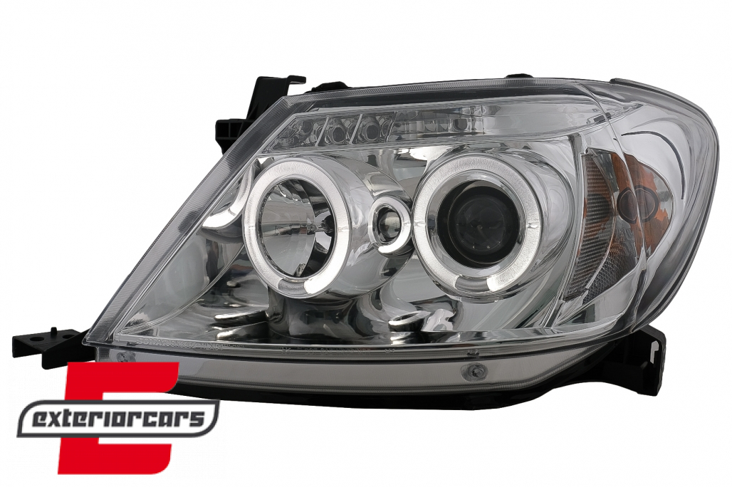 Prednja svjetla Angel Eyes (chrome) / Toyota Hilux (2005-2011) - Slika 2