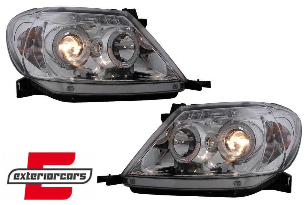 Prednja svjetla Angel Eyes (chrome) / Toyota Hilux (2005-2011) - Slika 13