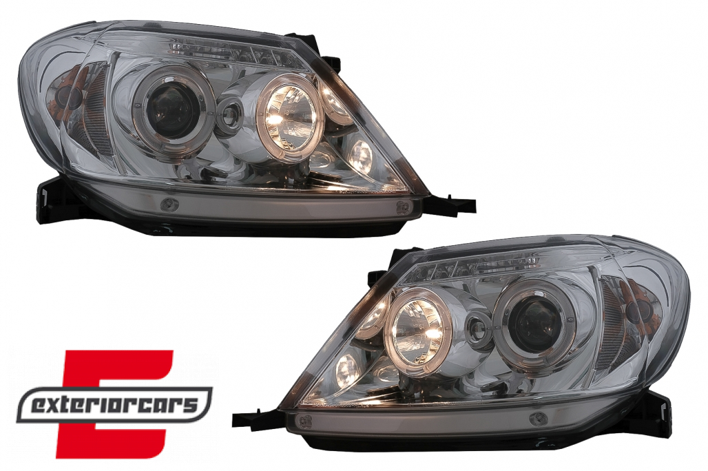 Prednja svjetla Angel Eyes (chrome) / Toyota Hilux (2005-2011) - Slika 16