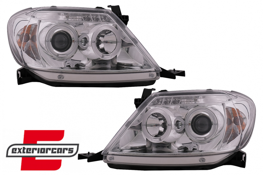 Prednja svjetla Angel Eyes (chrome) / Toyota Hilux (2005-2011) - Slika 18