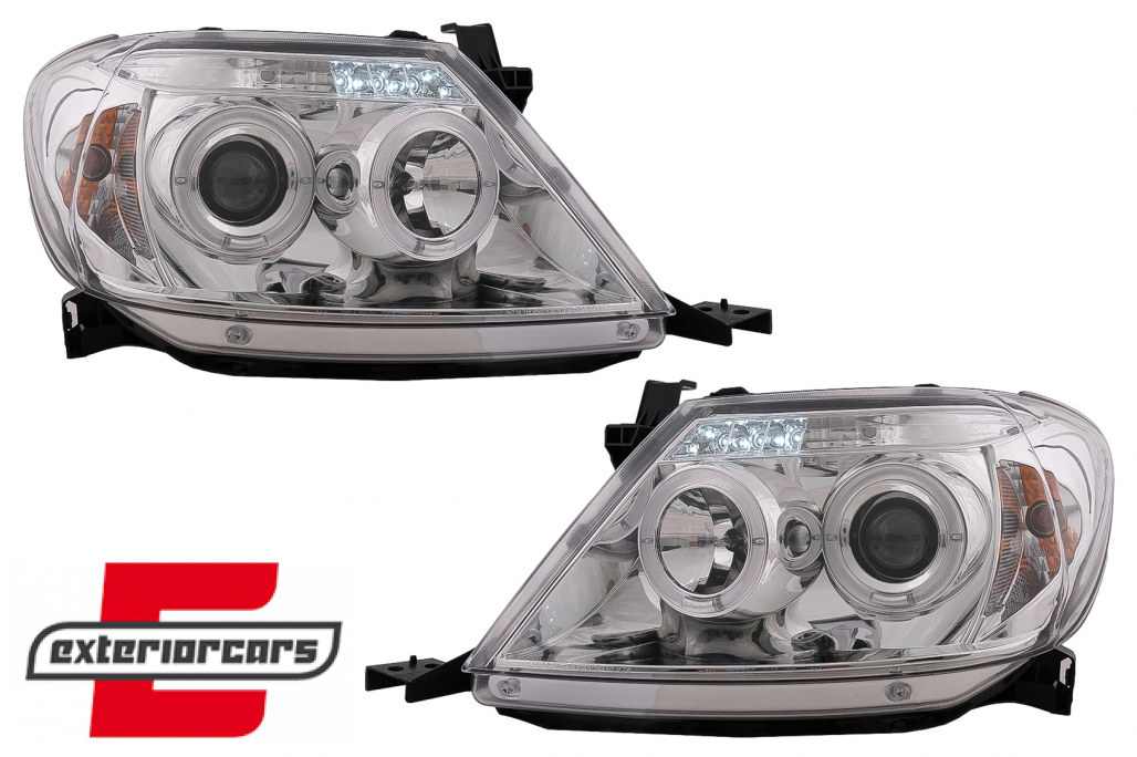 Prednja svjetla Angel Eyes (chrome) / Toyota Hilux (2005-2011) - Slika 7