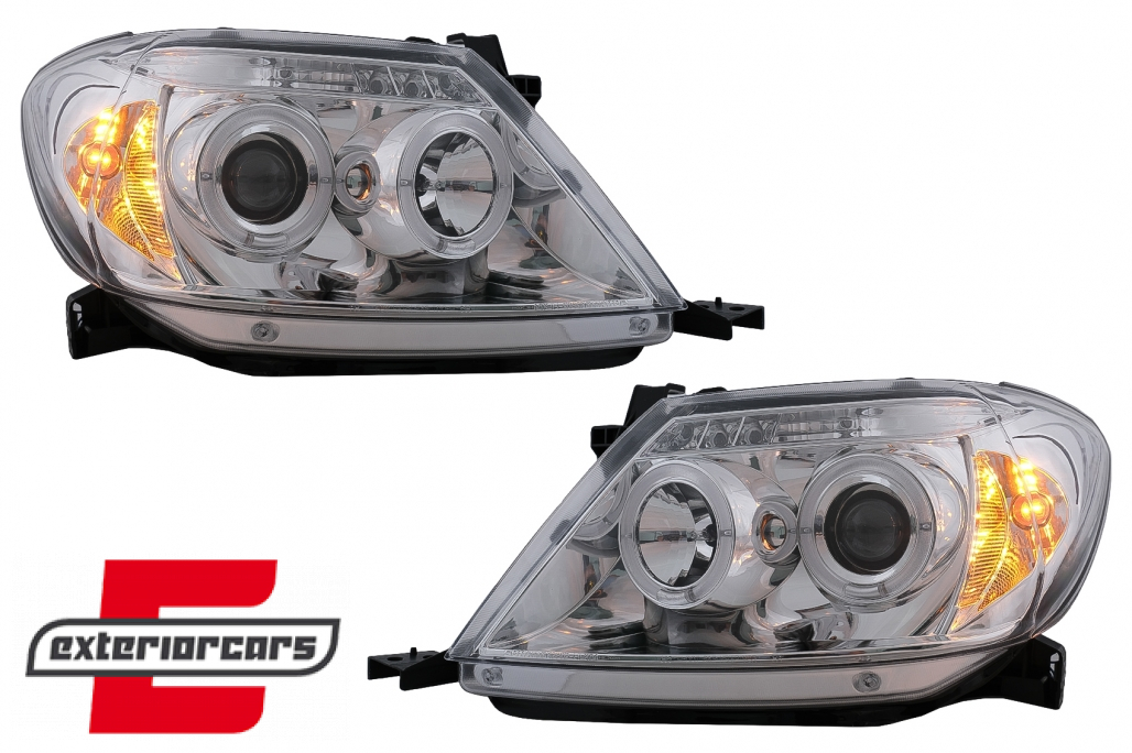Prednja svjetla Angel Eyes (chrome) / Toyota Hilux (2005-2011) - Slika 10