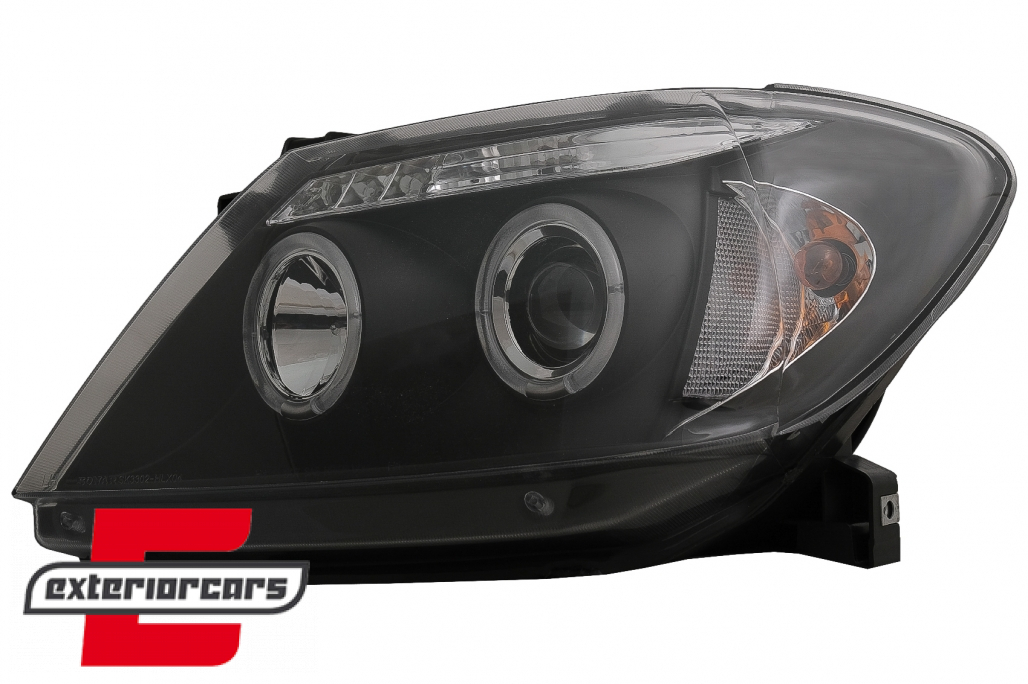 Prednja svjetla Angel Eyes (crna) / Toyota Hilux (2005-2011) - Slika 19