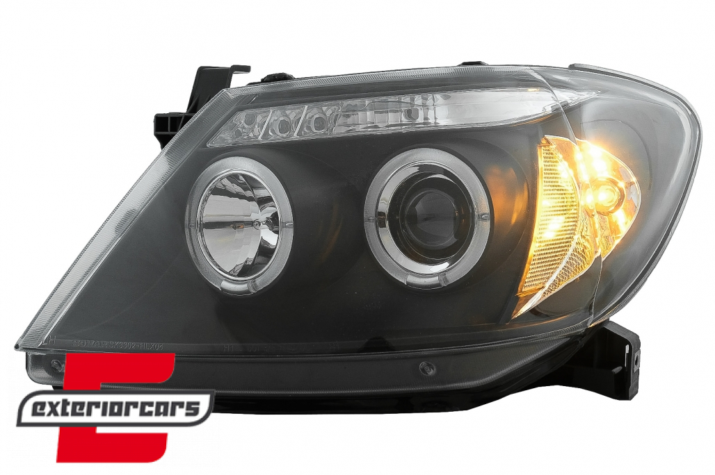 Prednja svjetla Angel Eyes (crna) / Toyota Hilux (2005-2011) - Slika 6