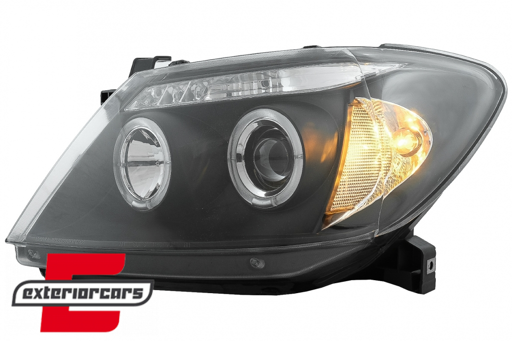 Prednja svjetla Angel Eyes (crna) / Toyota Hilux (2005-2011) - Slika 7