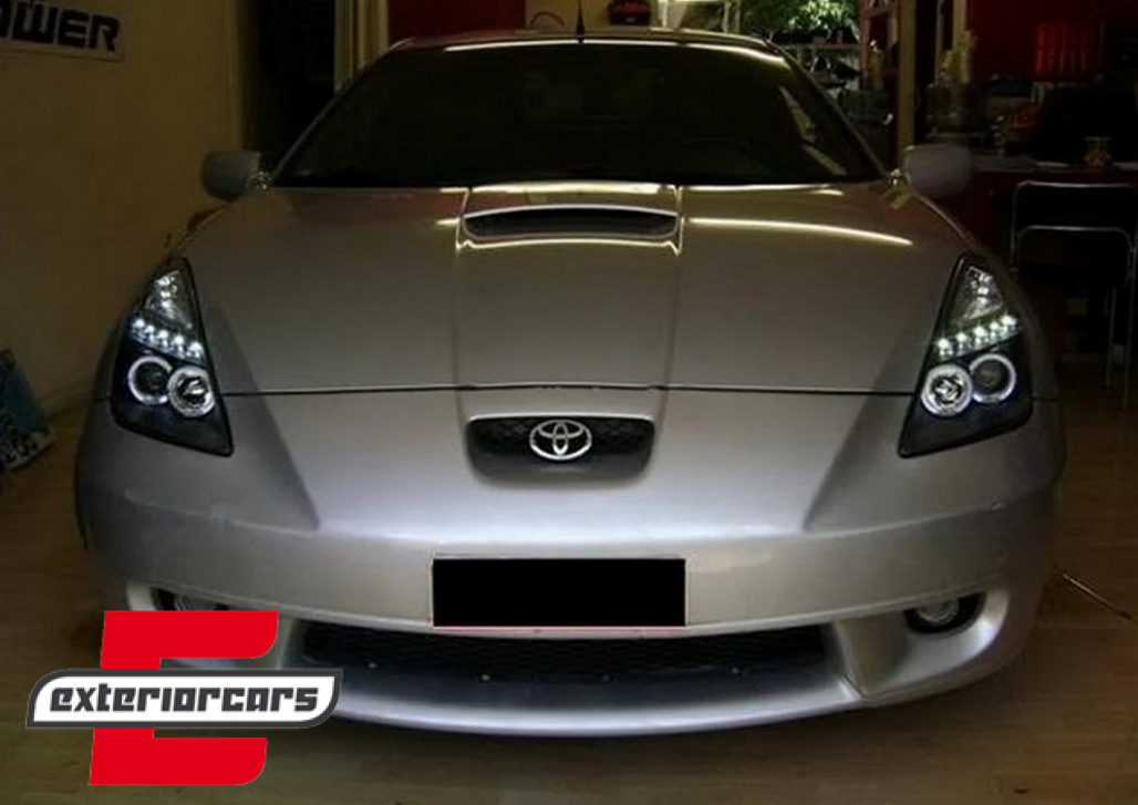 Prednja svjetla Angel Eyes (crna) / Toyota Celica T230 (1999-2005) - Slika 11