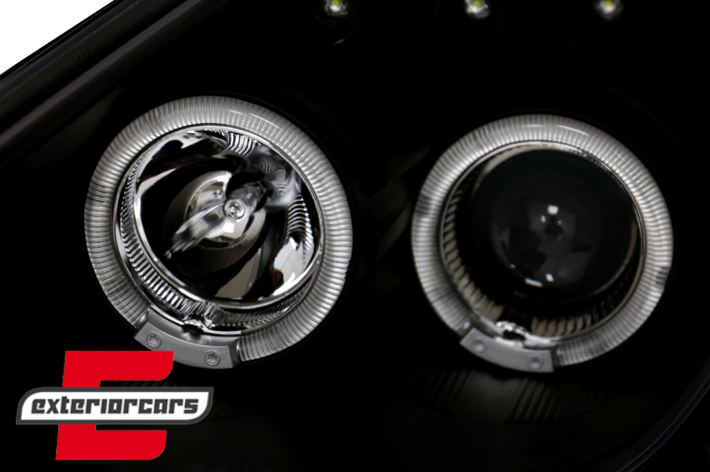 Prednja svjetla Angel Eyes (crna) / Toyota Celica T230 (1999-2005) - Slika 5