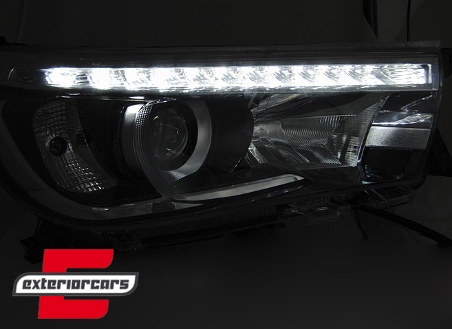LED prednja svjetla TruDRL (crna) /Toyota Hilux (2016-) - Slika 3