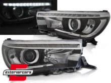 LED prednja svjetla TruDRL (crna) /Toyota Hilux (2016-)