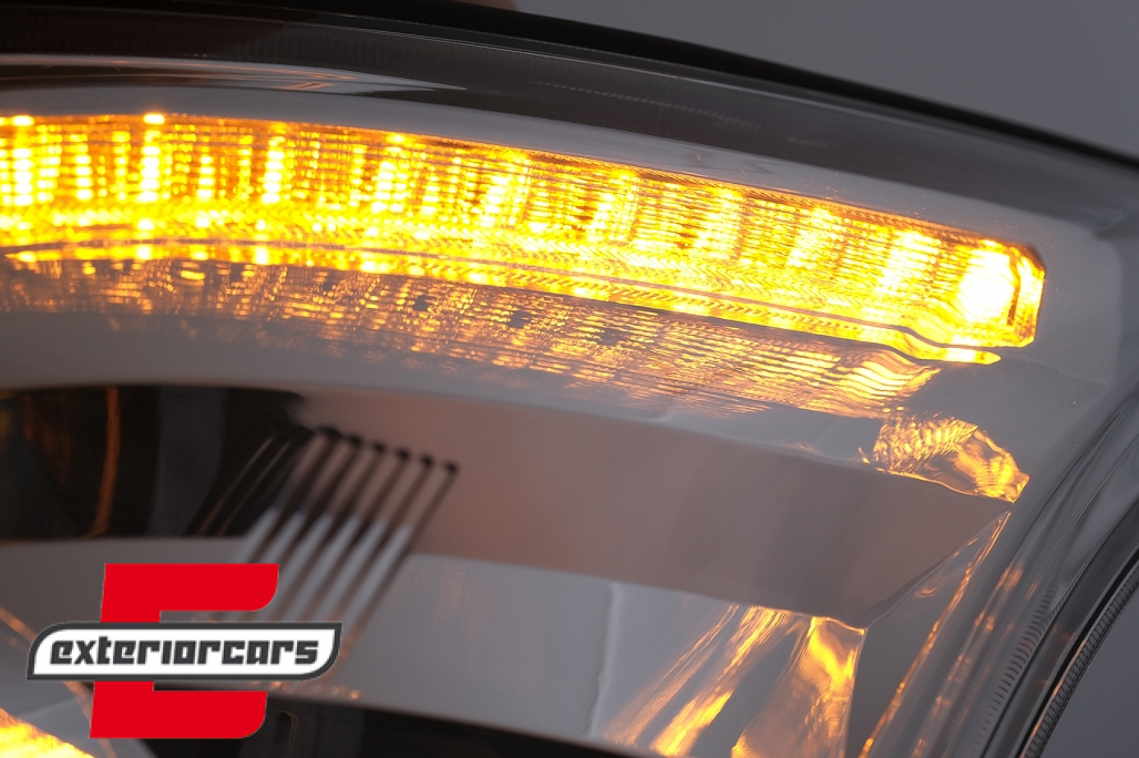 LED prednja svjetla TubeLight SEQ žmigavci (chrome) / Toyota Land Cruiser FJ120 (2003-2009) - Slika 15