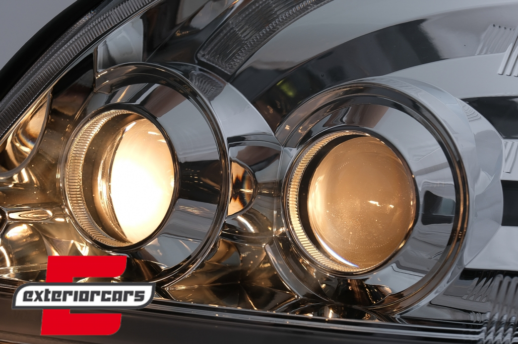 LED prednja svjetla TubeLight SEQ žmigavci (chrome) / Toyota Land Cruiser FJ120 (2003-2009) - Slika 9