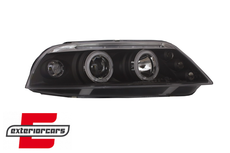 Prednja svjetla Angel Eyes (crna) / Volkswagen Passat B5 3BG (09.2000-03.2005) - Slika 2