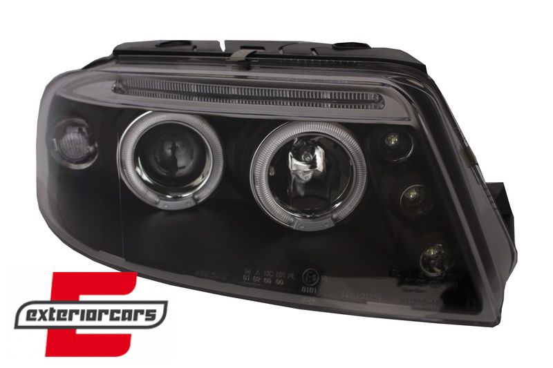 Prednja svjetla Angel Eyes (crna) / Volkswagen Passat B5 3BG (09.2000-03.2005) - Slika 4