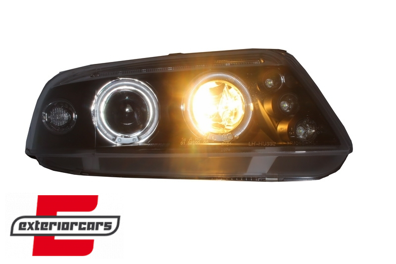 Prednja svjetla Angel Eyes (crna) / Volkswagen Passat B5 3BG (09.2000-03.2005) - Slika 6