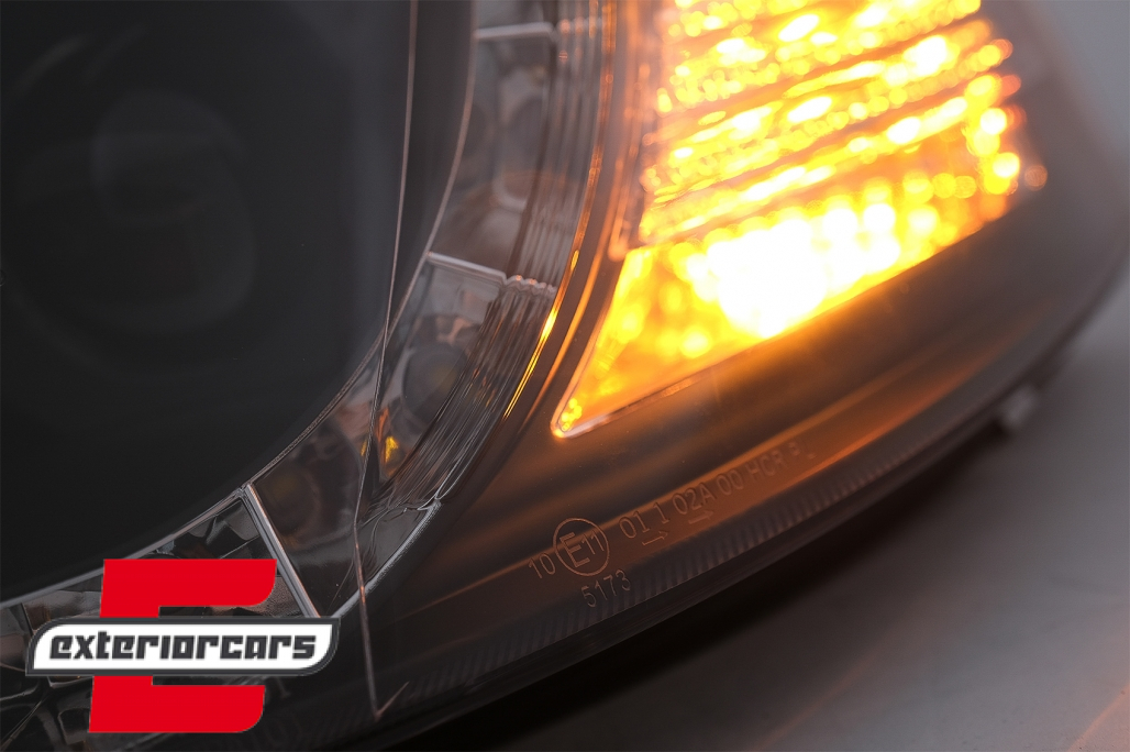 Prednja svjetla LED DayLight (crna) / Volkswagen Passat B5 3BG (09.2000-03.2005) - Slika 9