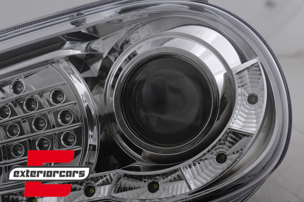 LED prednja svjetla DayLight LED žmigavci (chrome) / VW Golf 4 (1997-2005) - Slika 5