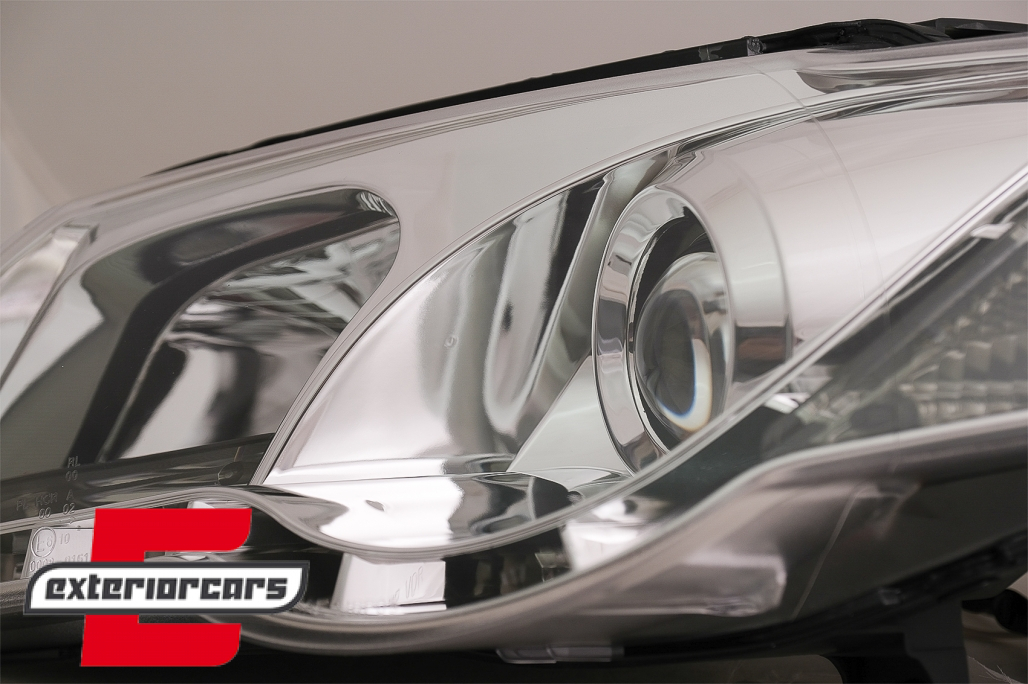 Prednja svjetla LED DayLight (chrome) / Volkswagen Passat B6 3C (03.2005-2010) - Slika 9
