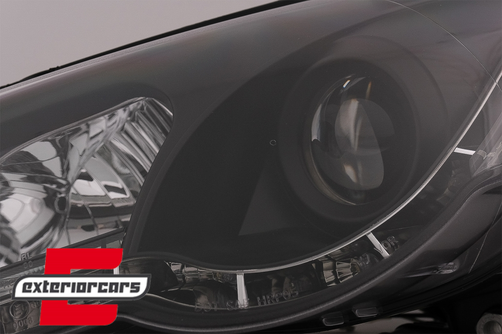 Prednja svjetla LED DayLight (crna) / Volkswagen Passat B6 3C (03.2005-2010) - Slika 8