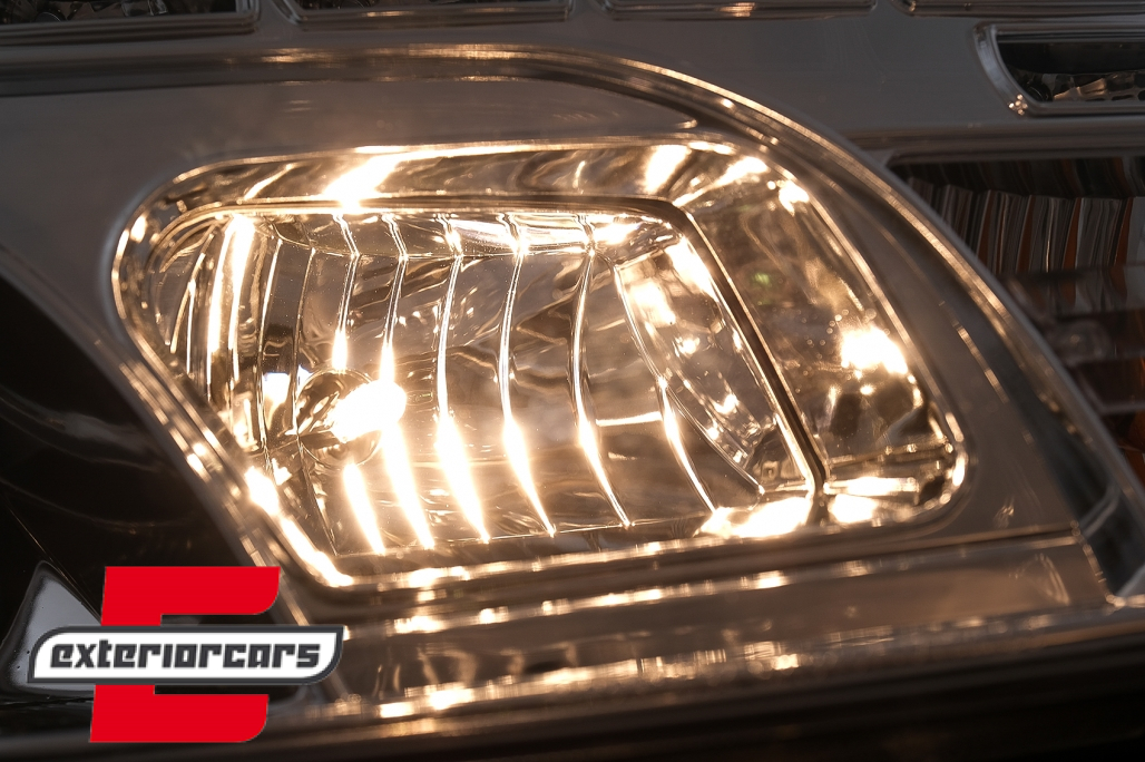 Prednja svjetla LED DayLight (chrome) / VW Caddy (2003-2010) Touran I (2003-2006) - Slika 11