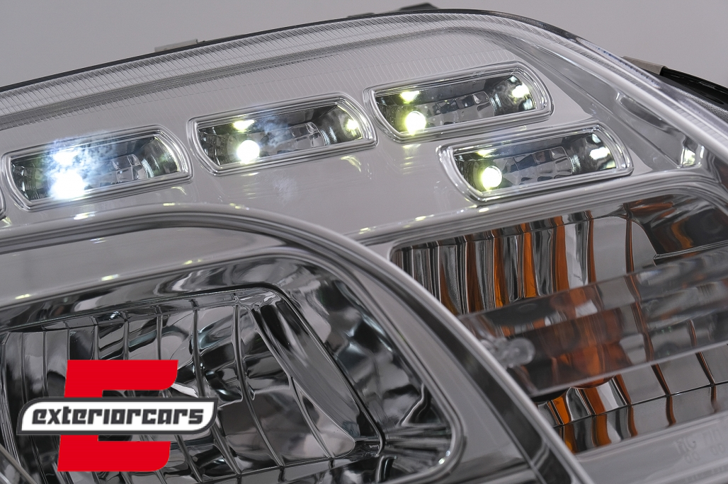 Prednja svjetla LED DayLight (chrome) / VW Caddy (2003-2010) Touran I (2003-2006) - Slika 14